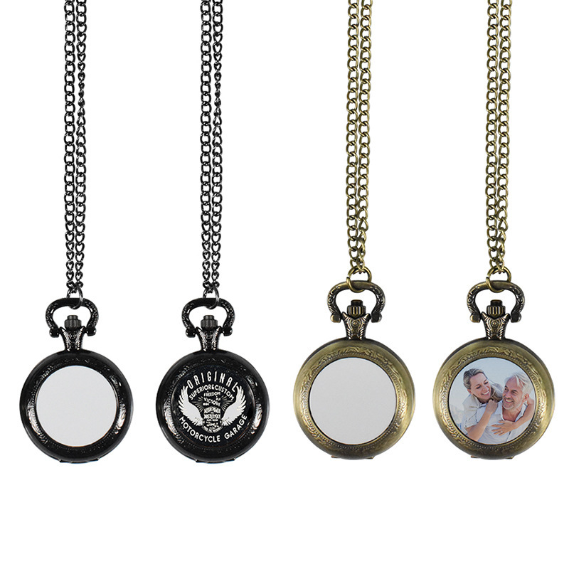 Custom Vintage Metal Pocket Wa - Jewelry Watches Men recension och pris