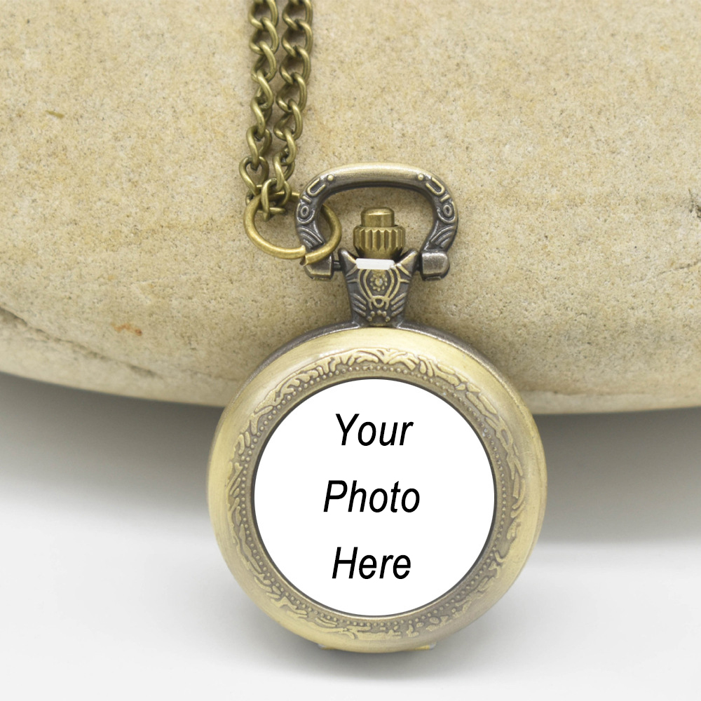 Custom Vintage Metal Pocket Wa - Jewelry Watches Men recension och pris