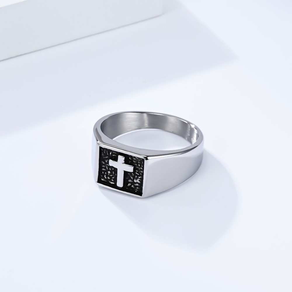 Somen Vintage Stainless Steel  - Mens Signet Ring recension och pris