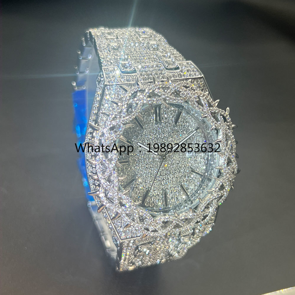 MISSFOX Hot Fashion Full Diamo - Jewelry Watches Men recension och pris
