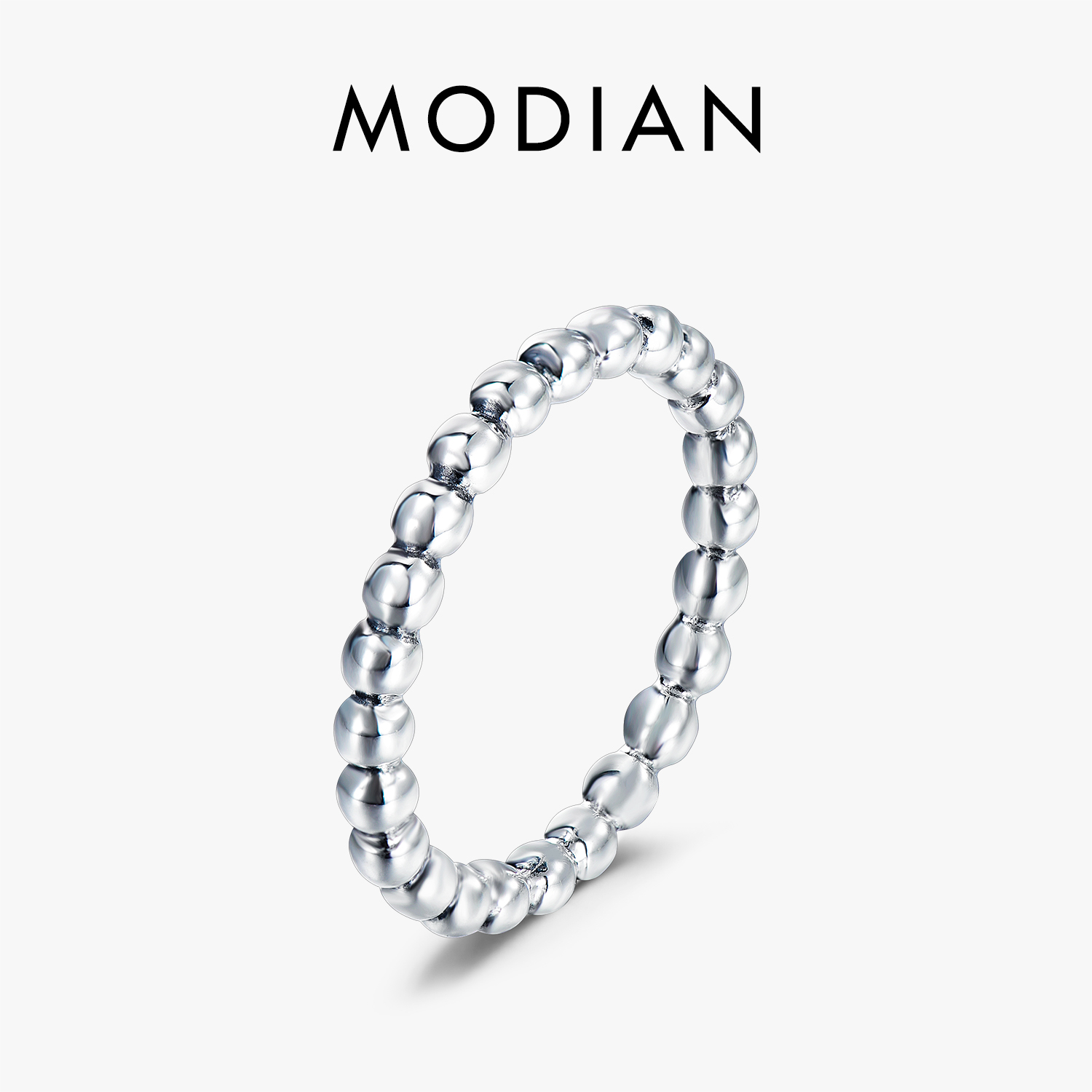 Modian Minimalist Simple Real  - Minimalist Ring Stackable recension och pris