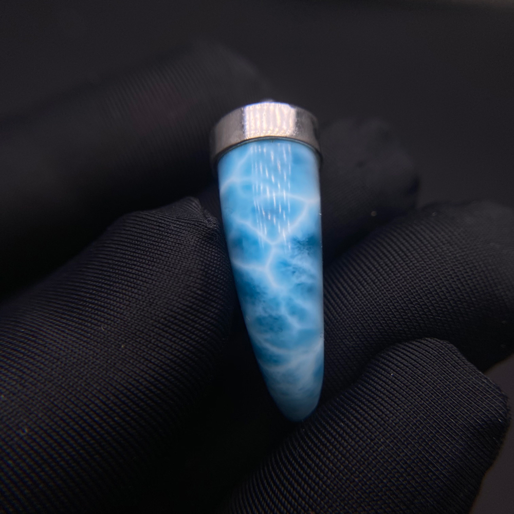 Trendy Natural Blue Larimar Pe - Wolf Jewelry & Watches Tampa Reviews recension och pris