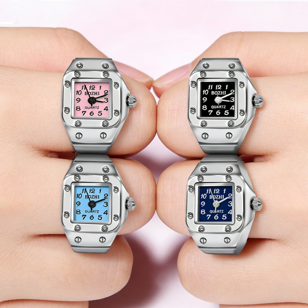 Creative Square Dial Ring Watc - Jewelry Watches Men recension och pris