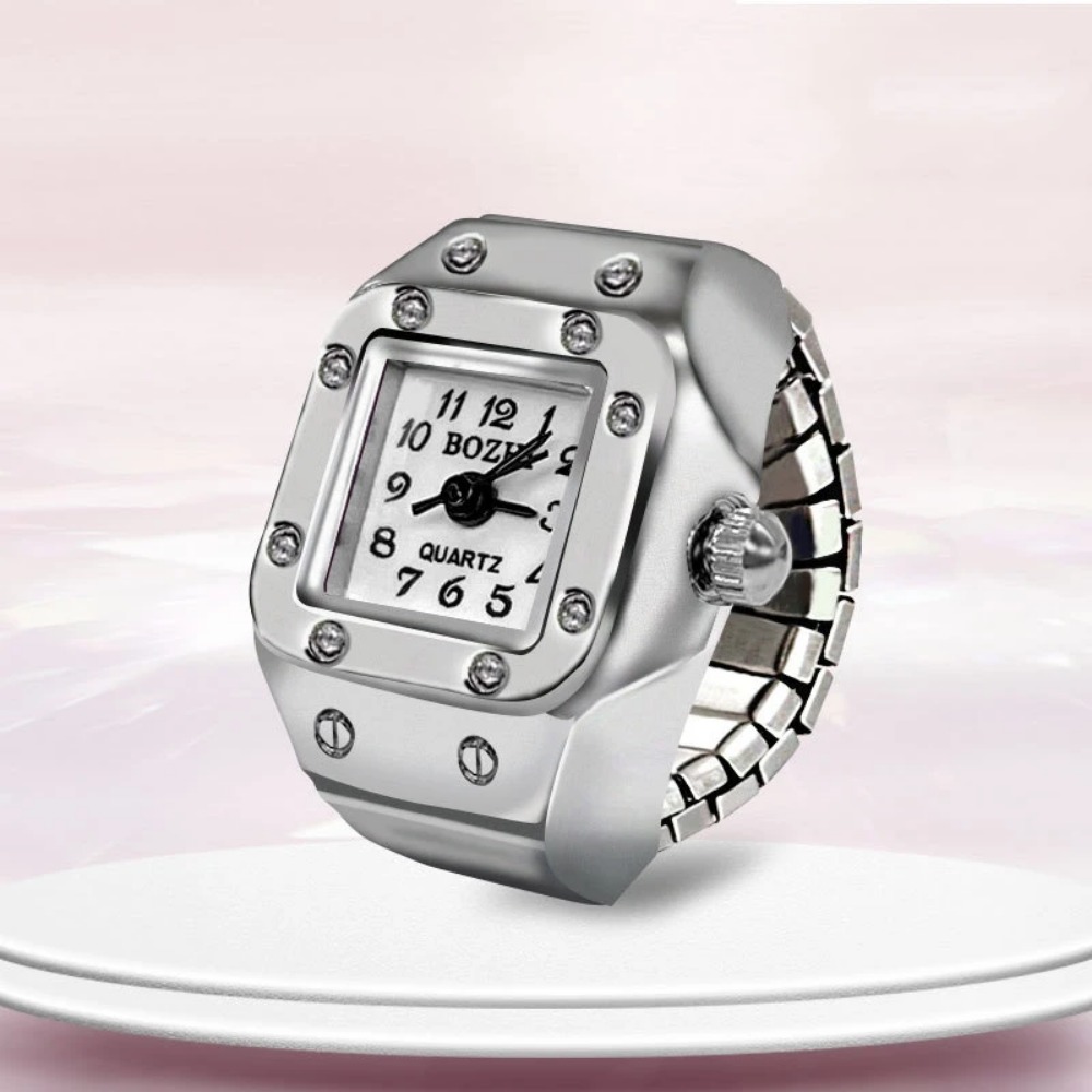 Creative Square Dial Ring Watc - Jewelry Watches Men recension och pris