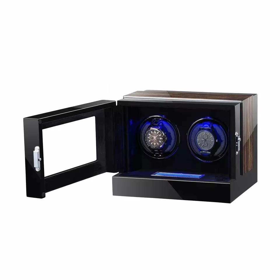 2 Slots Protective Luxury Watc - Automatic Watch Winder recension och pris
