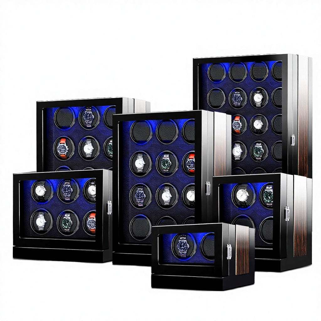 2 Slots Protective Luxury Watc - Automatic Watch Winder recension och pris