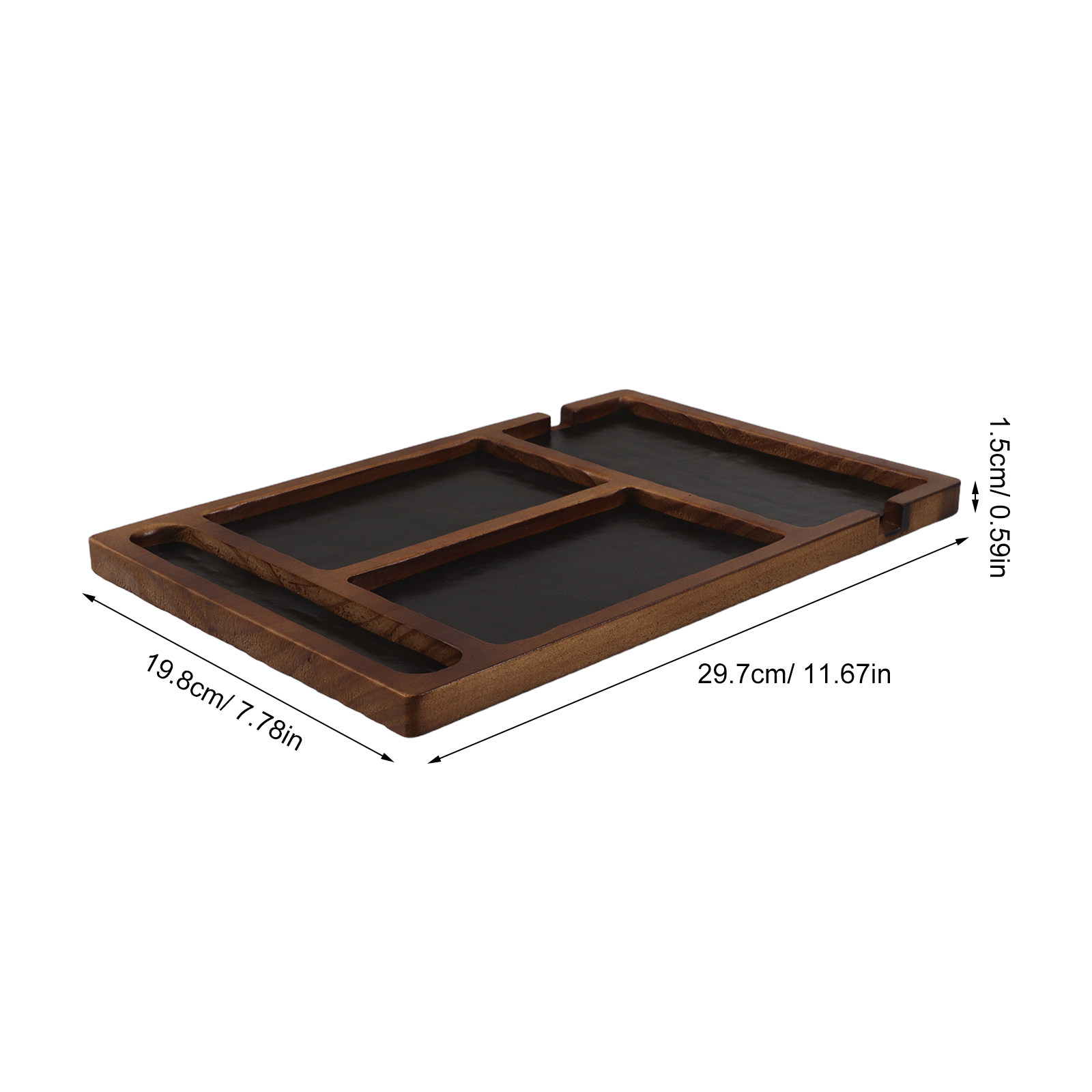 Multi-Compartment Wooden Jewel - Jewelry With Watches recension och pris