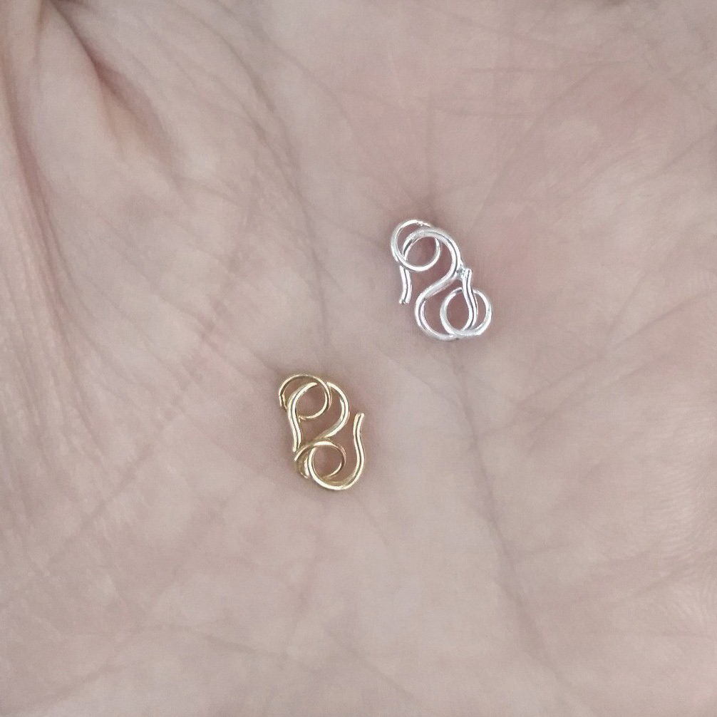 10pcs Clasps In Silver Real 92 - Sterling Silver Ring recension och pris