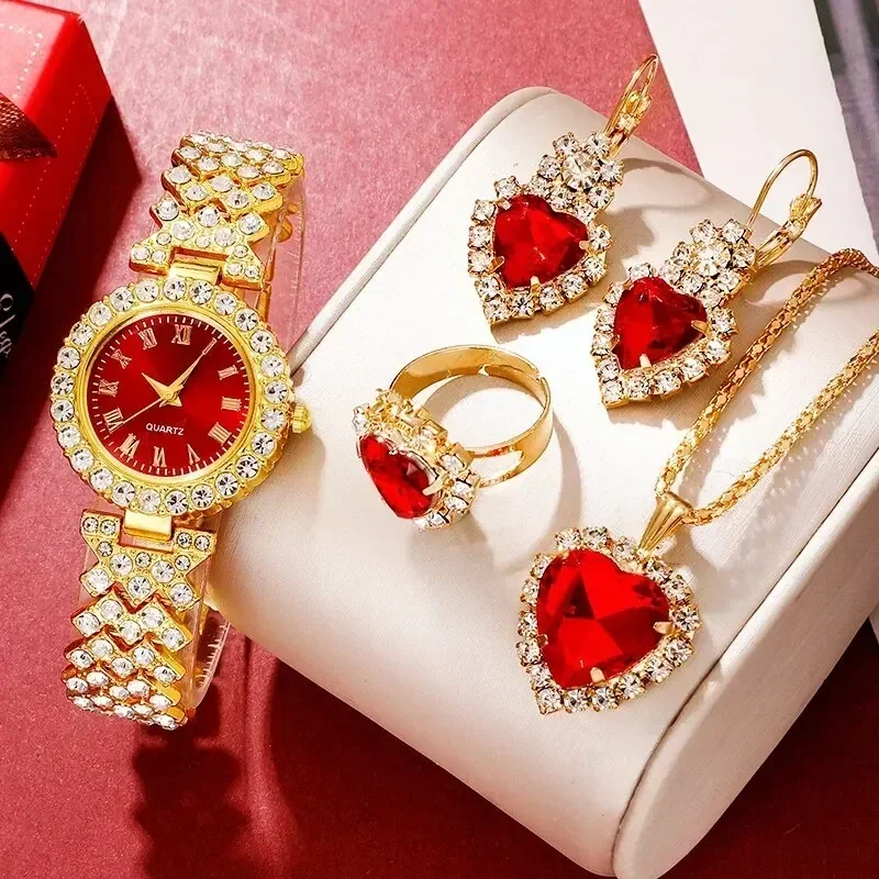 Golden Luxury Watch Women Ring - Mystery Jewelry Jar Watches recension och pris