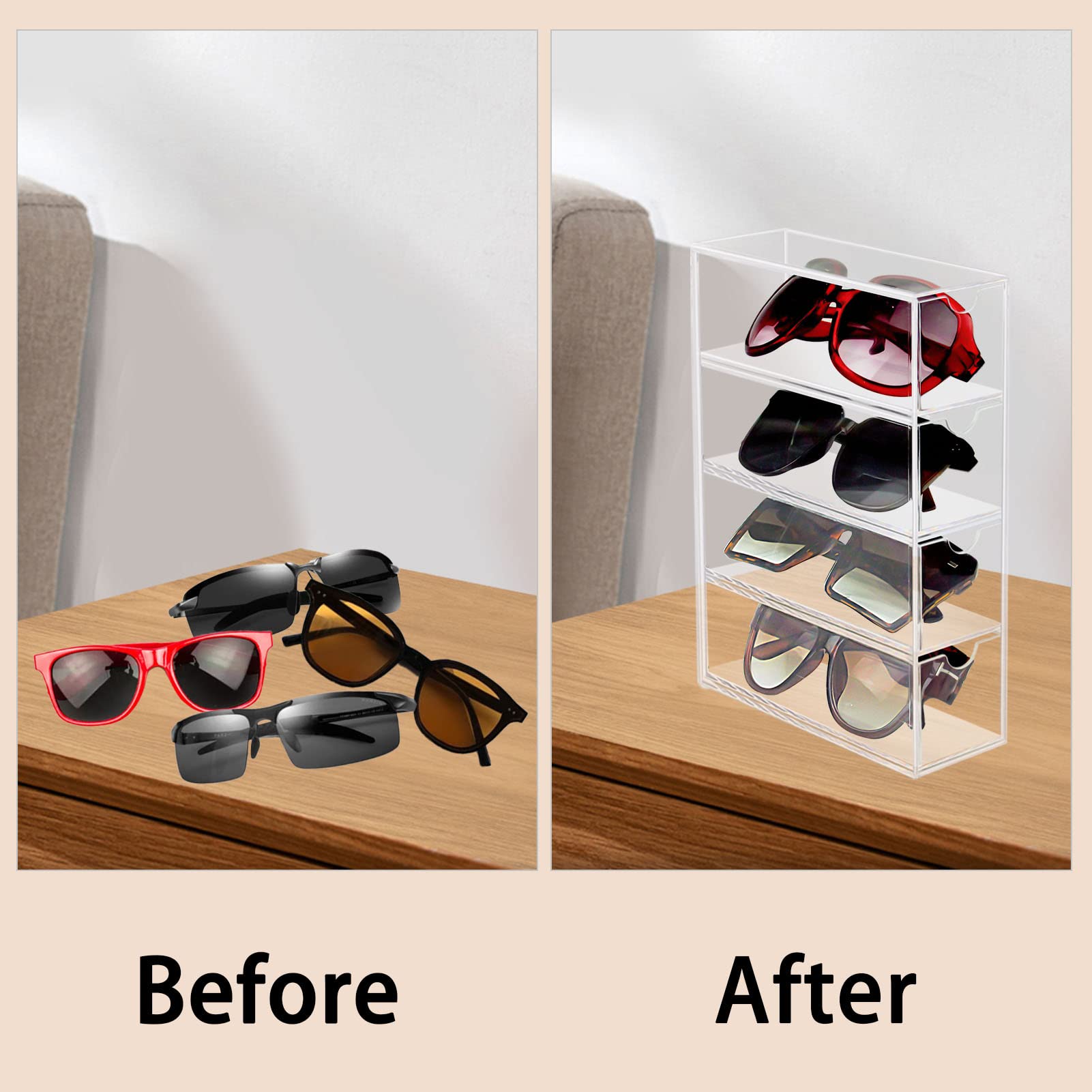 Arcylic Sunglasses Holder Case - Jewelry Eyewear Watches & Accessories recension och pris