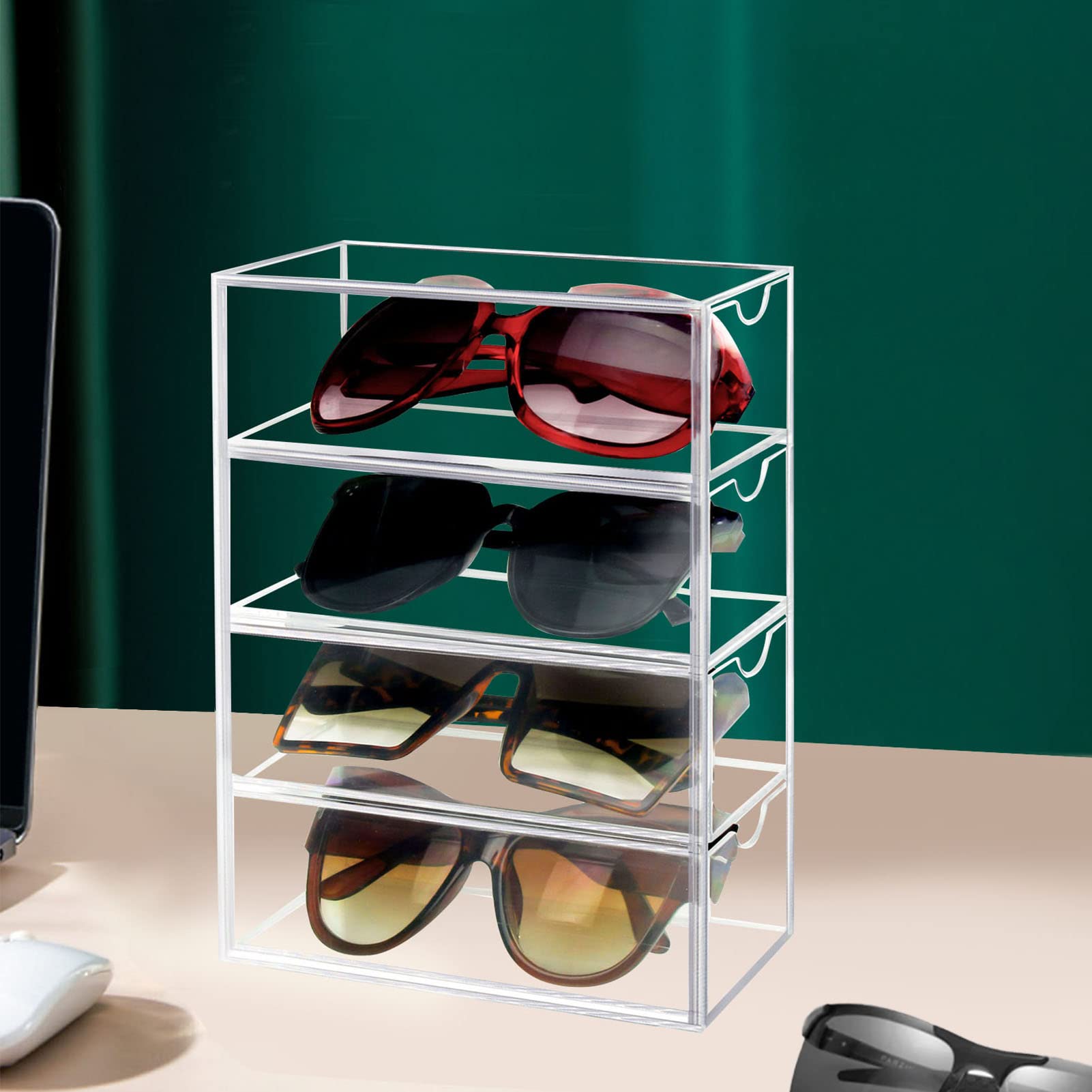 Arcylic Sunglasses Holder Case - Jewelry Eyewear Watches & Accessories recension och pris