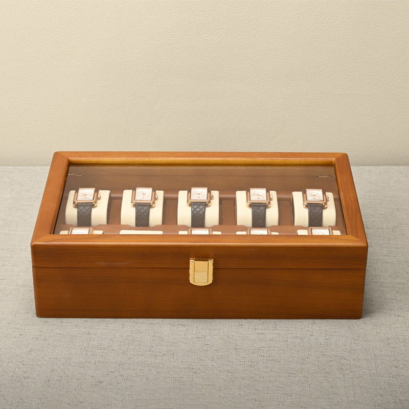 Oirlv 10 Grids Watch Box Woode - Mystery Jewelry Jar Watches recension och pris