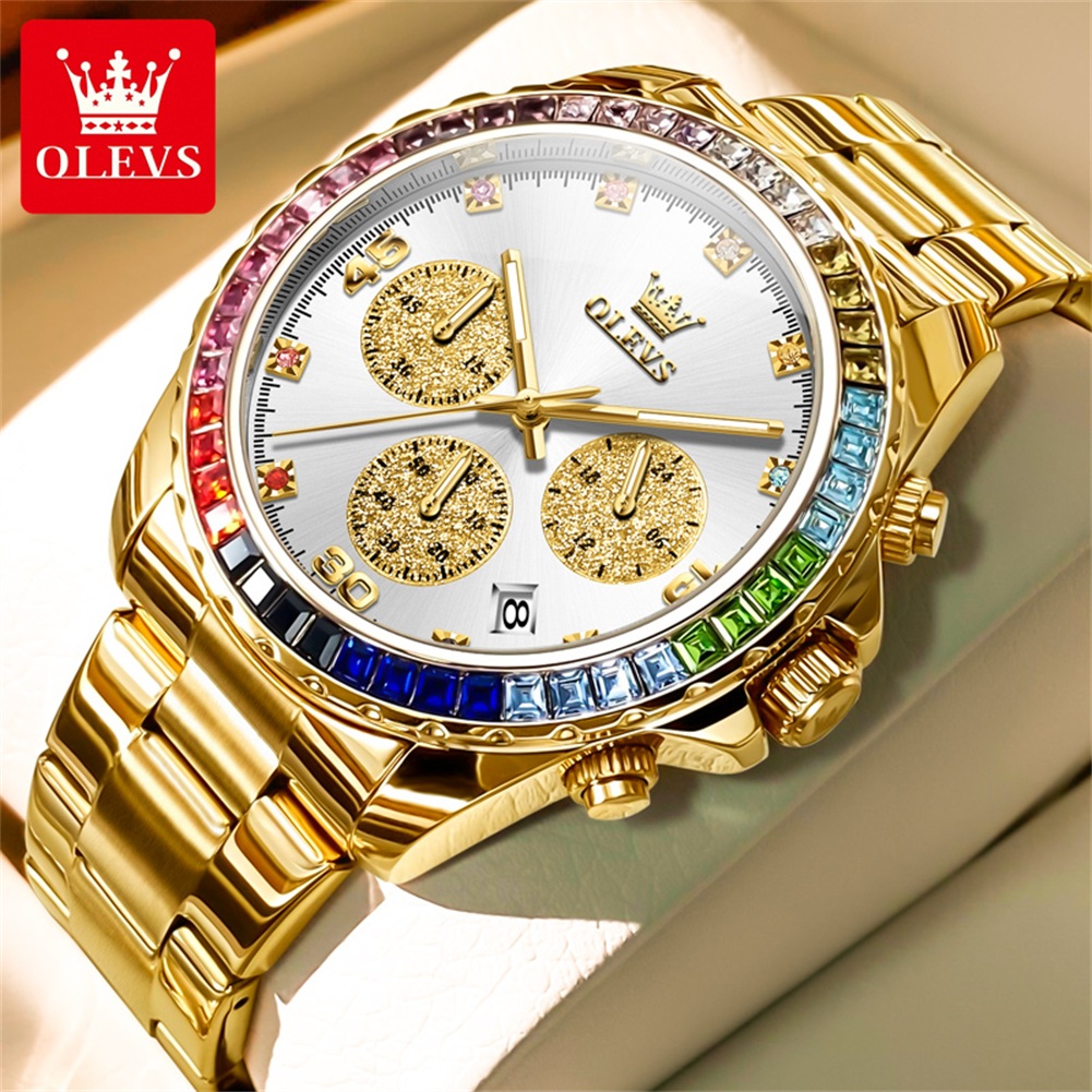 OLEVS 2939 Luxury Quartz Movem - Rolex Watch Datejust recension och pris