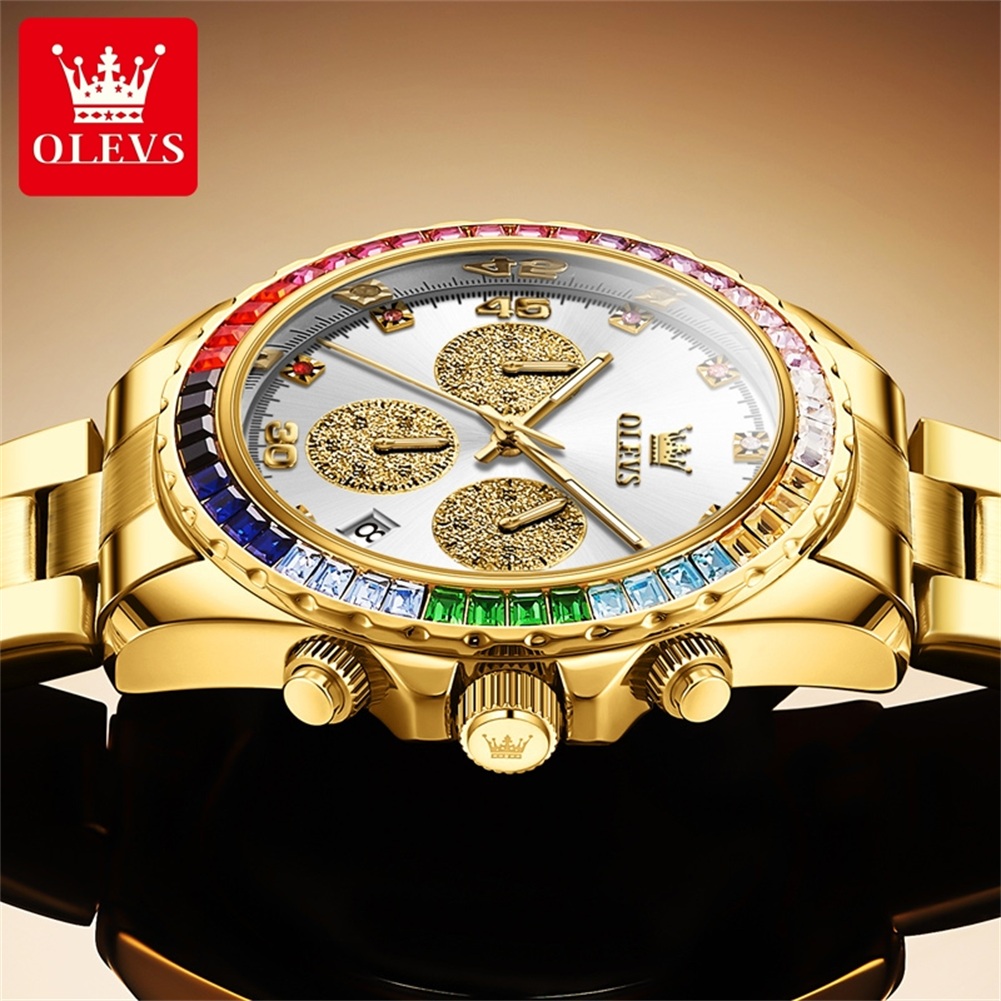 OLEVS 2939 Luxury Quartz Movem - Rolex Watch Datejust recension och pris