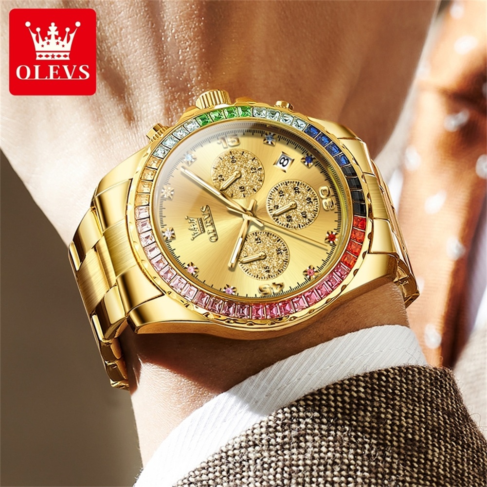 OLEVS 2939 Luxury Quartz Movem - Rolex Watch Datejust recension och pris