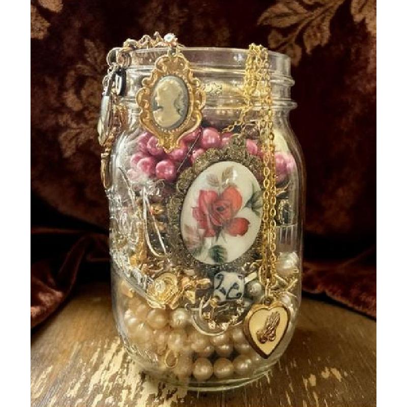 2026-45-Piece Gold Jewelry Mys - Mystery Jewelry Jar Watches recension och pris