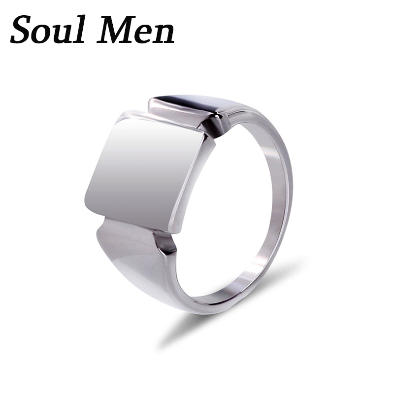 Soul Men Titanium Steel Rings  - Mens Signet Ring recension och pris