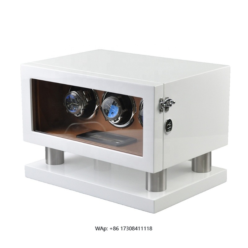 White Brown Leather Controller - Automatic Watch Winder recension och pris