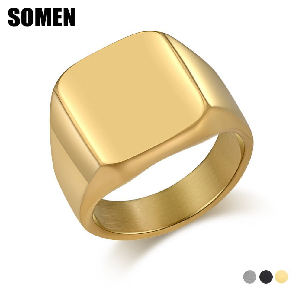 Somen Signet Square Tungsten C - Mens Signet Ring recension och pris