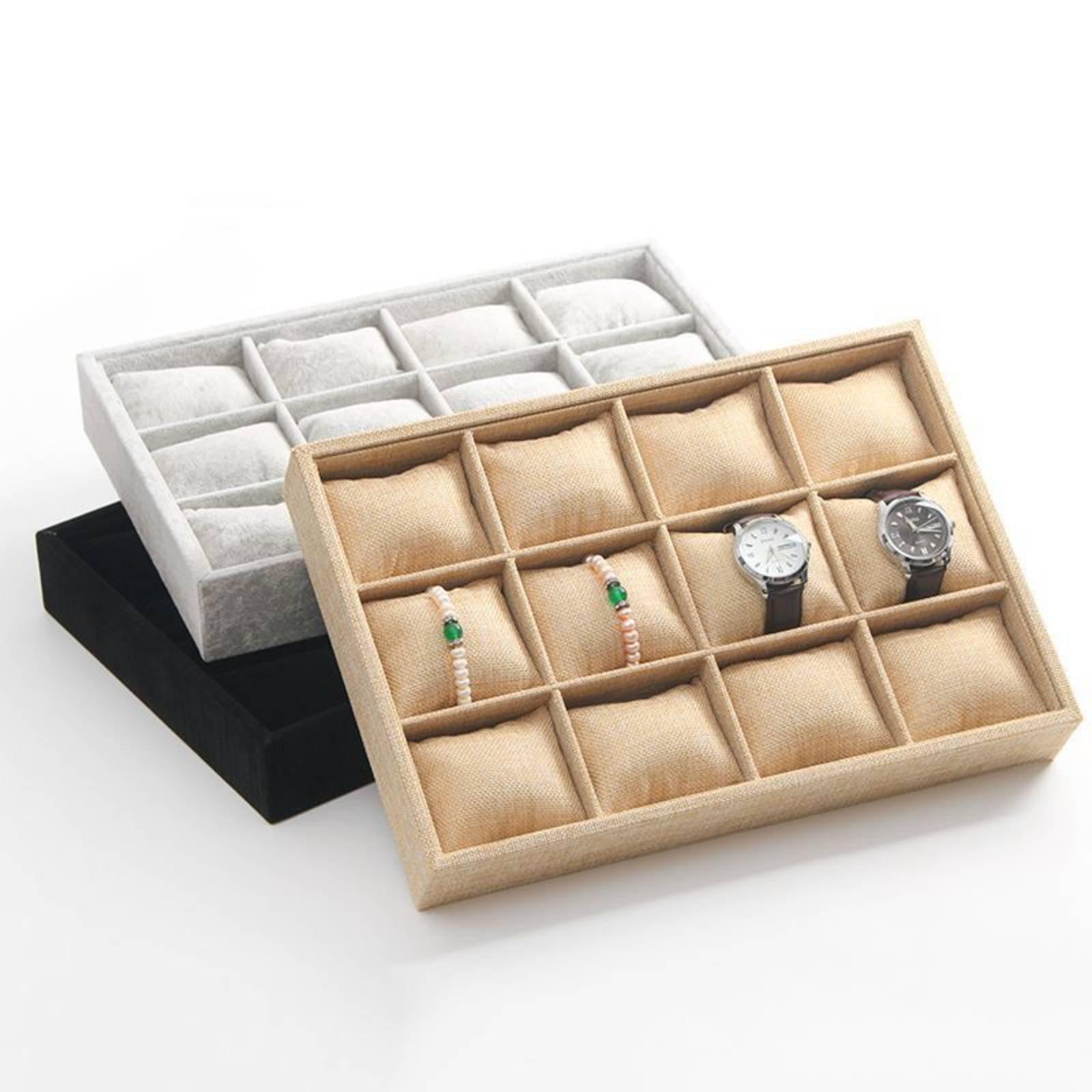 Fabric Jewelry Holder Open Top - Jewelry With Watches recension och pris
