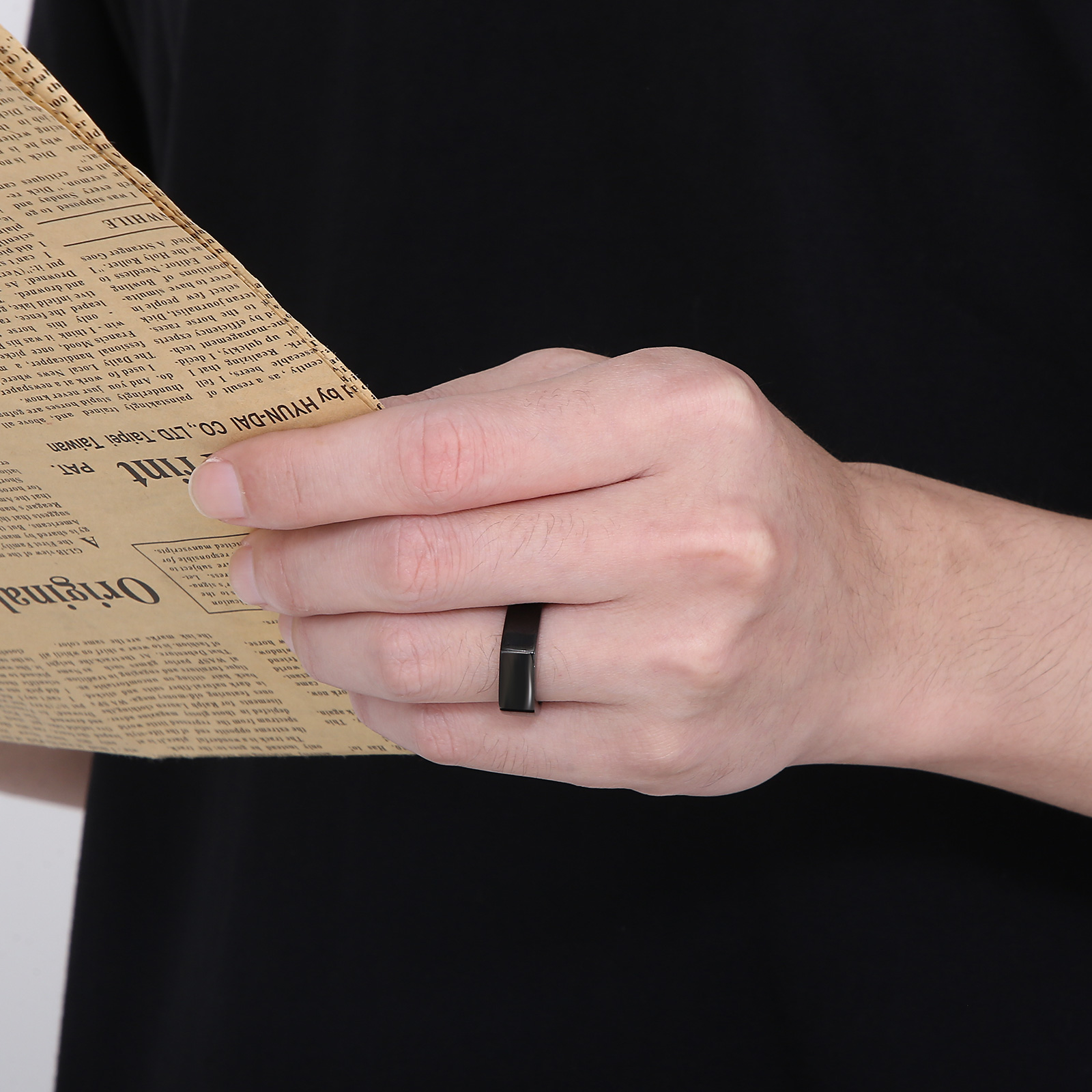 Signet Ring Stainless Steel Ri - Mens Signet Ring recension och pris