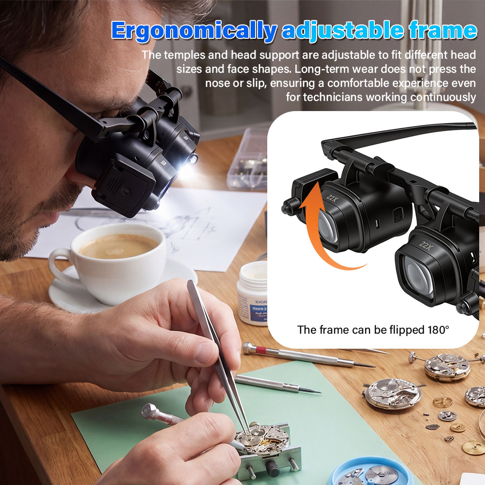Portable 2X-24X Headband Magni - Jewelry Eyewear Watches & Accessories recension och pris