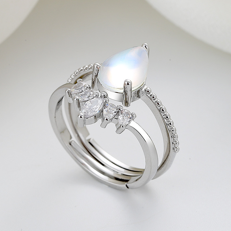 Exquisite Crown Heart Open Rin - Minimalist Ring Stackable recension och pris
