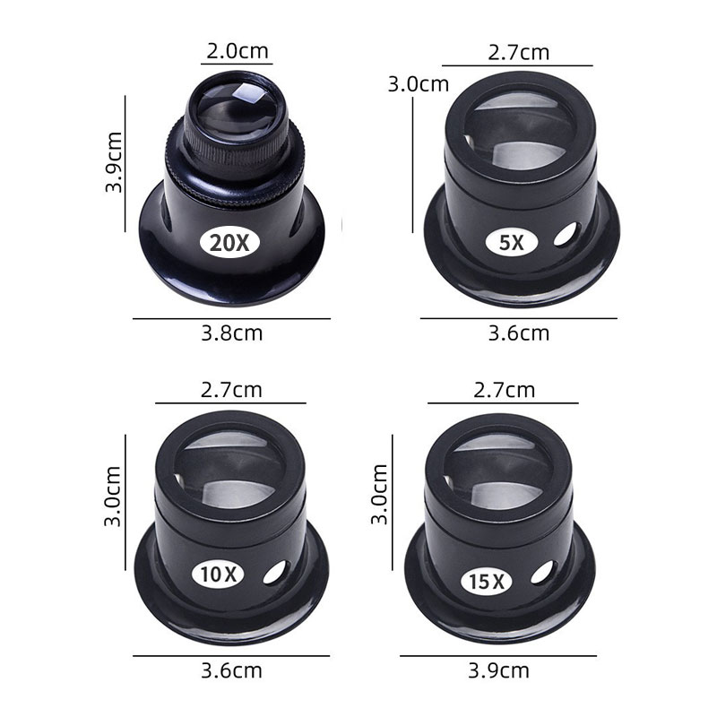 4pcs/set Monocular Magnifying  - Jewelry Eyewear Watches & Accessories recension och pris