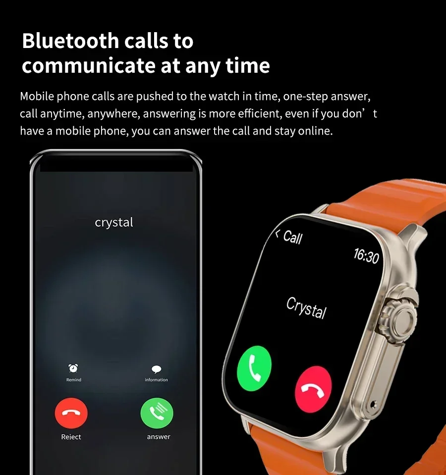 New Series 9 Watch PK HK8 PRO  - Jewelry Smart Watches recension och pris