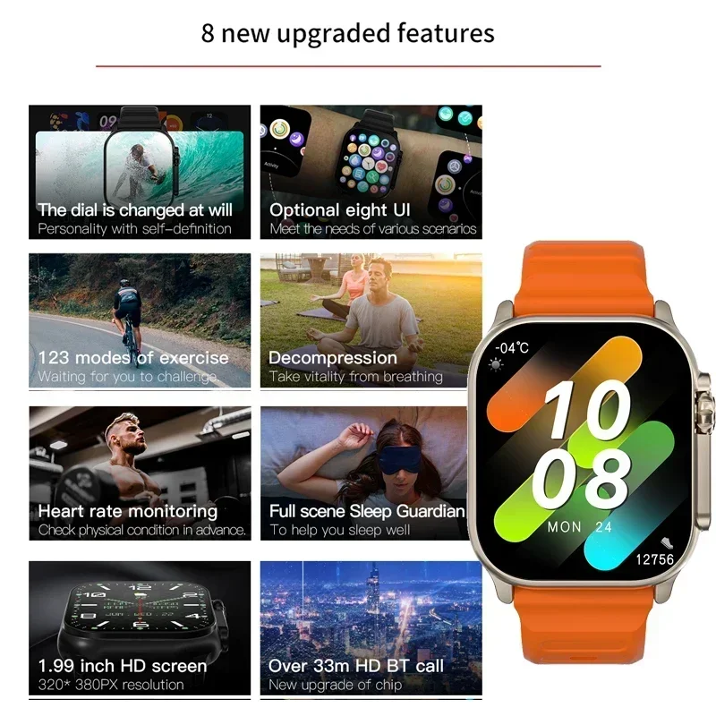 New Series 9 Watch PK HK8 PRO  - Jewelry Smart Watches recension och pris