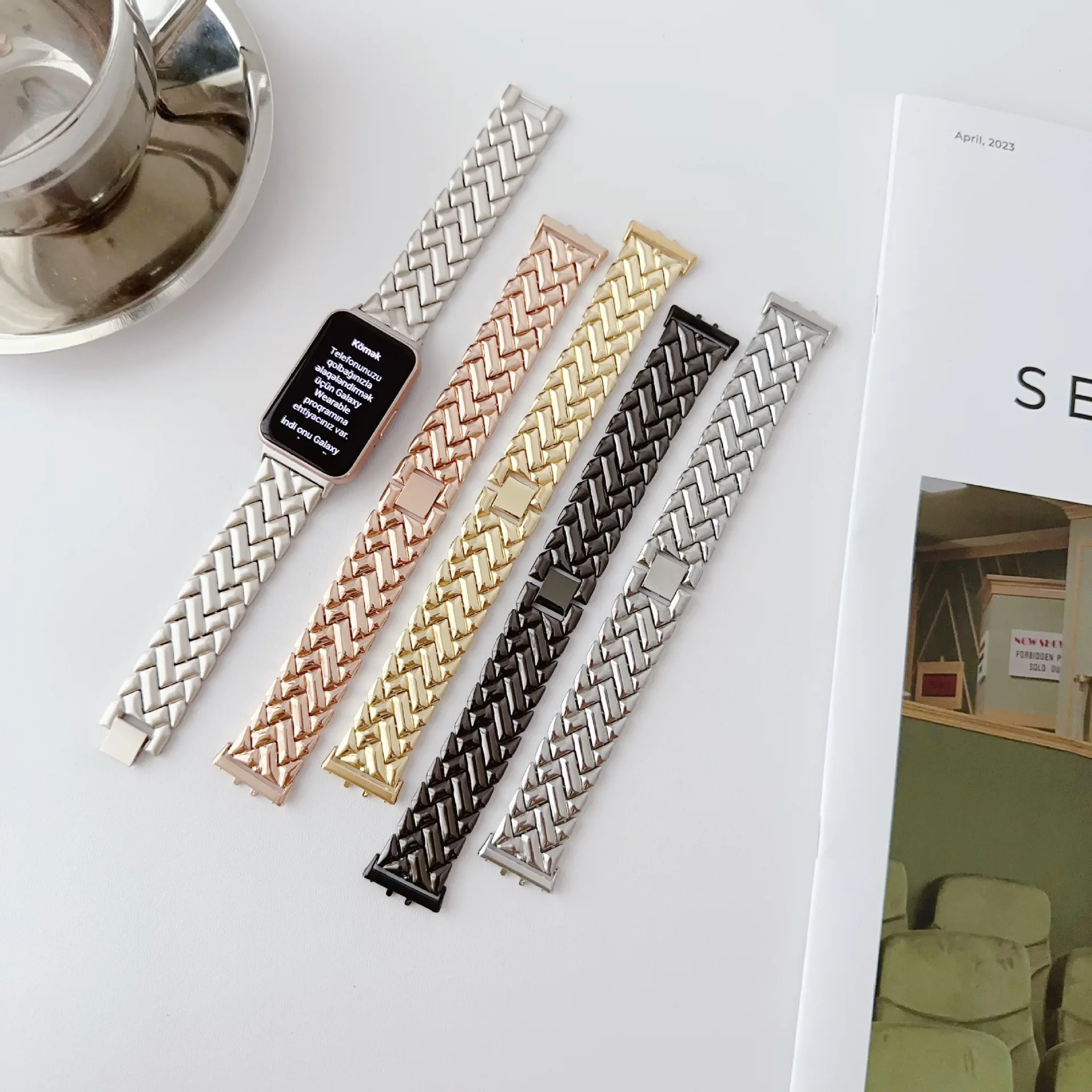 New Wristband Metal Strap for  - Jewelry Smart Watches recension och pris