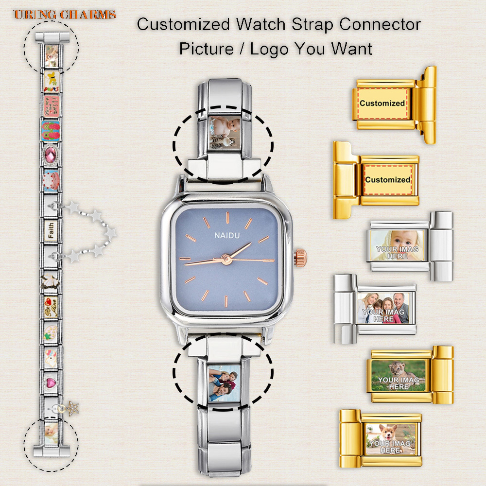 1 pair Picture Logo Customized - Jewelry Watches Men recension och pris