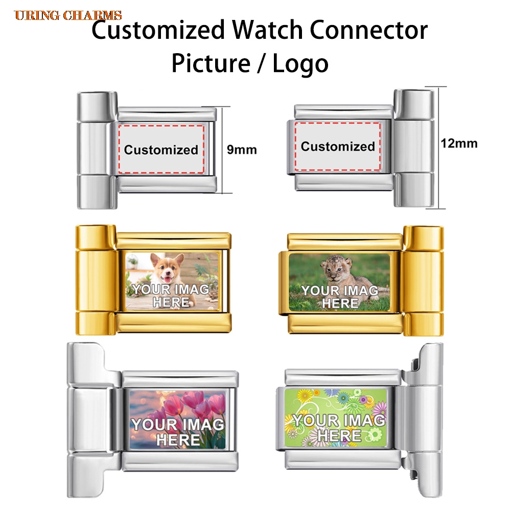 1 pair Picture Logo Customized - Jewelry Watches Men recension och pris
