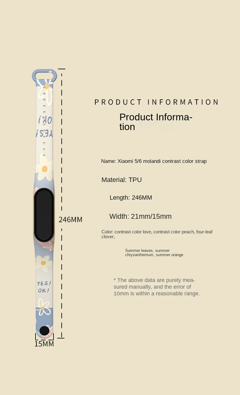 HeroIand Morandi Printing Patt - Jewelry Smart Watches recension och pris