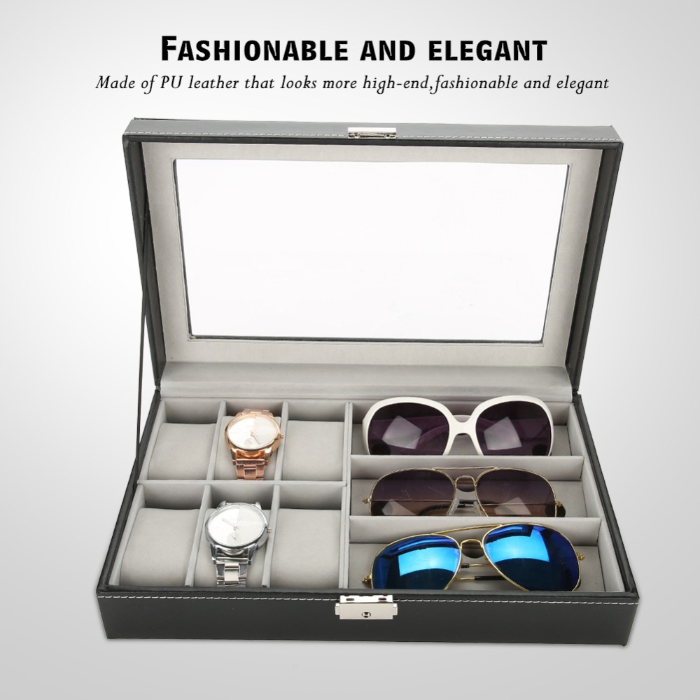 High Grade PU Leather Storage  - Jewelry Eyewear Watches & Accessories recension och pris