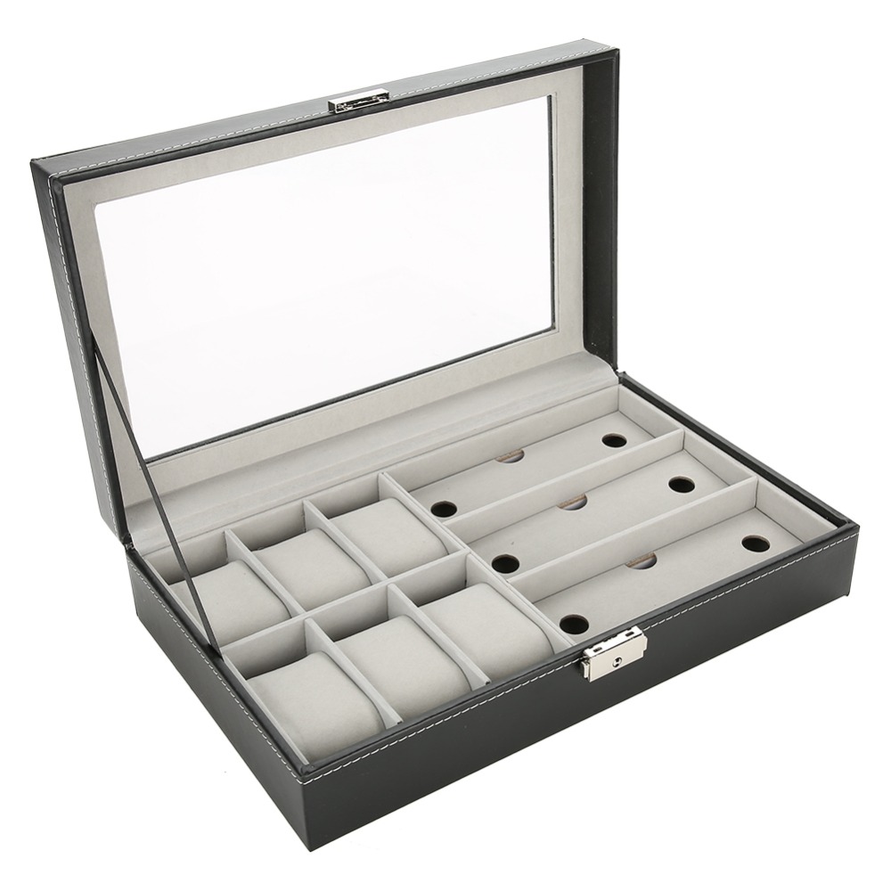 High Grade PU Leather Storage  - Jewelry Eyewear Watches & Accessories recension och pris