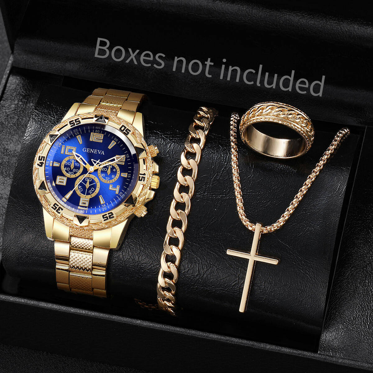 4PCS/Set Fashion Men Business  - Jewelry Watches Men recension och pris
