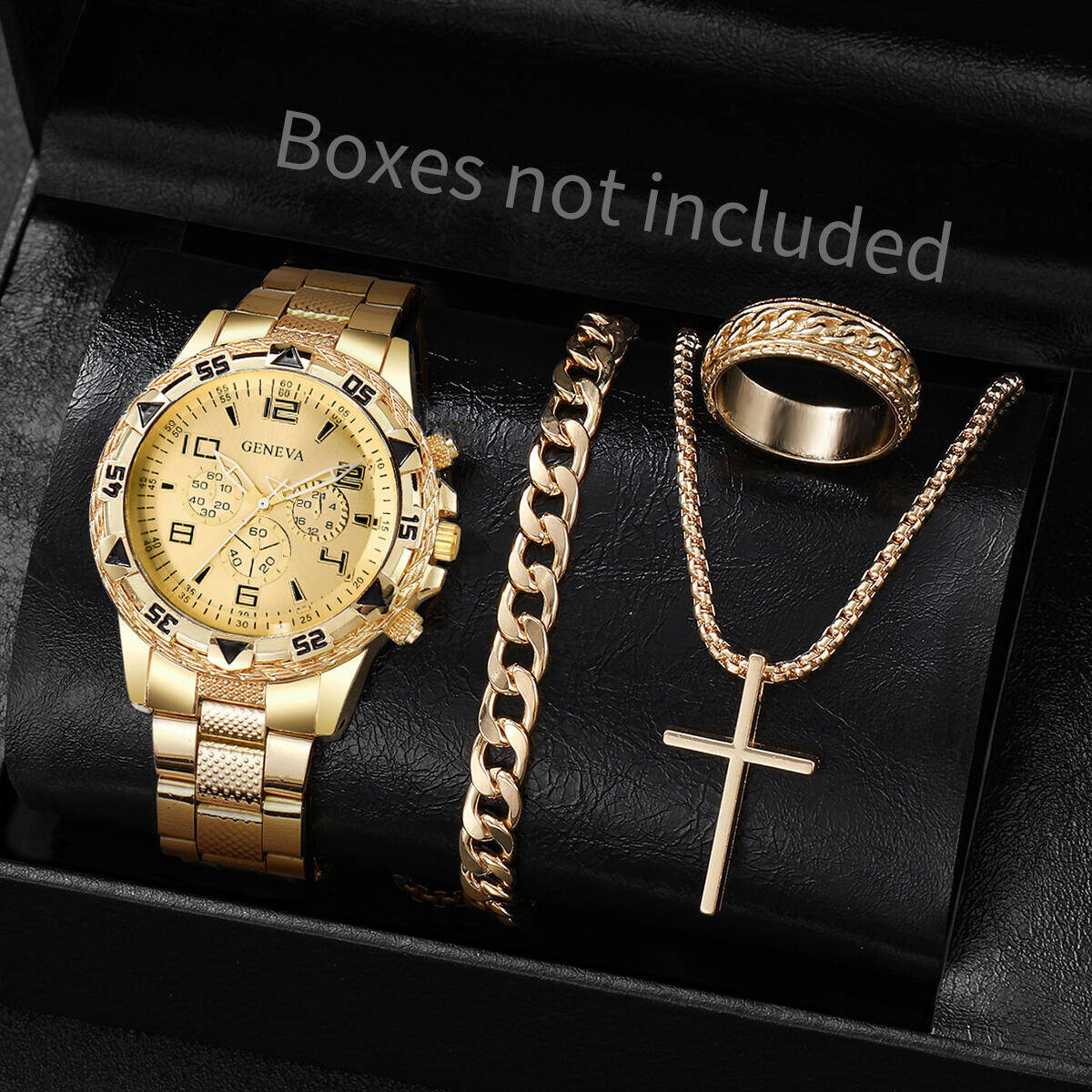 4PCS/Set Fashion Men Business  - Jewelry Watches Men recension och pris