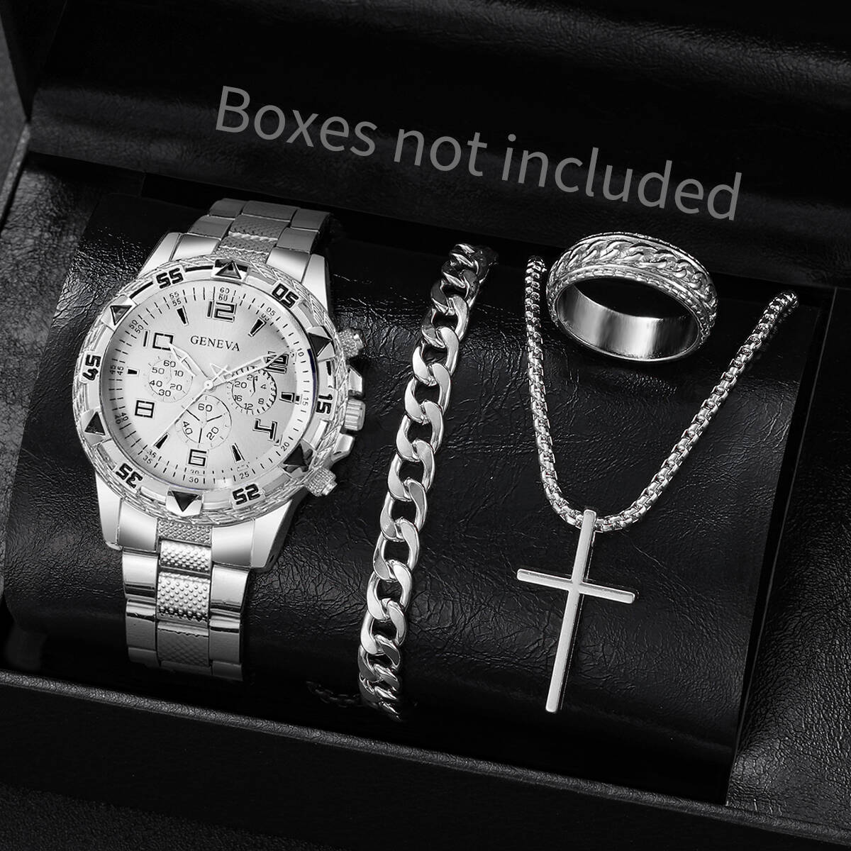 4PCS/Set Fashion Men Business  - Jewelry Watches Men recension och pris