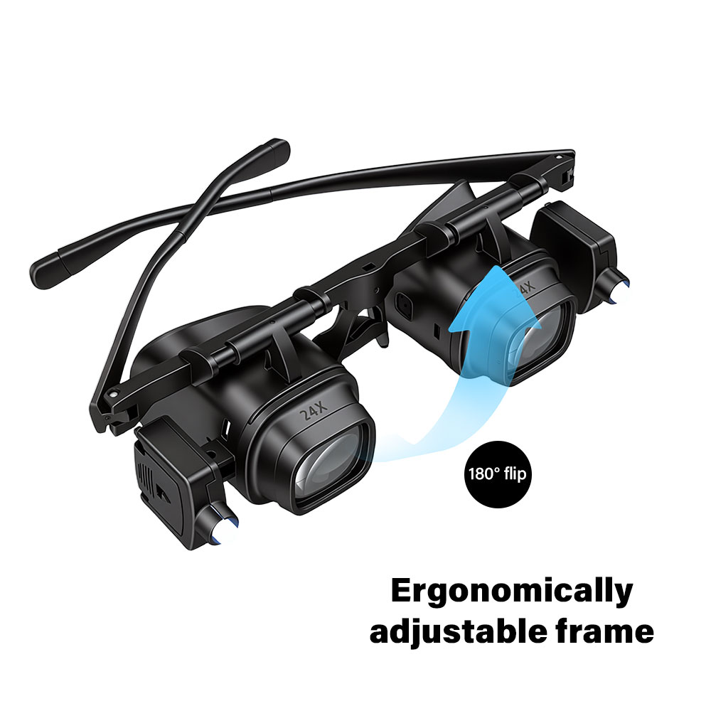 Portable 2X-24X Headband Magni - Jewelry Eyewear Watches & Accessories recension och pris