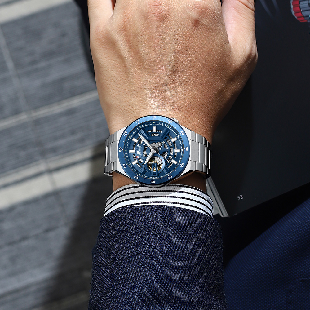 CURREN Brand Men's Fashion Spo - Automatic Watch Winder recension och pris
