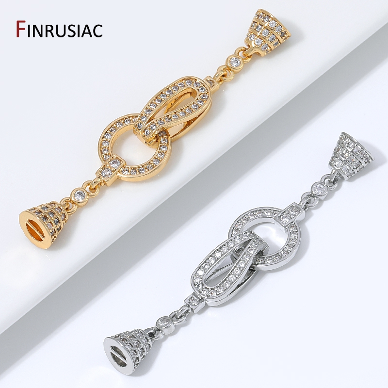 18K Gold Plated Brass Zircon P - Pearl Necklace recension och pris