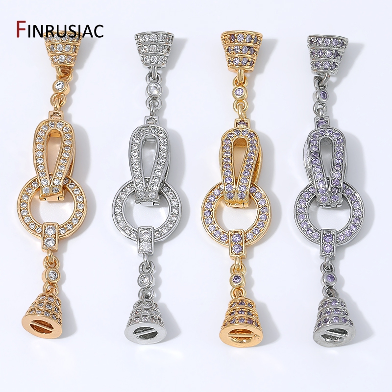 18K Gold Plated Brass Zircon P - Pearl Necklace recension och pris