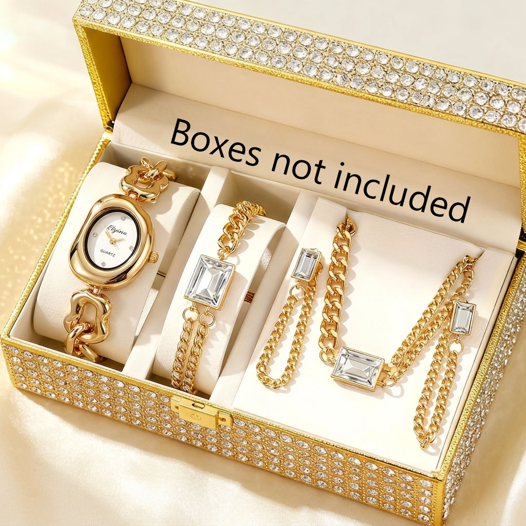 5PCS Fashion Irregular Women Q - Mystery Jewelry Jar Watches recension och pris