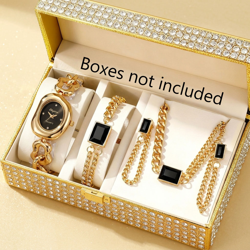 5PCS Fashion Irregular Women Q - Mystery Jewelry Jar Watches recension och pris