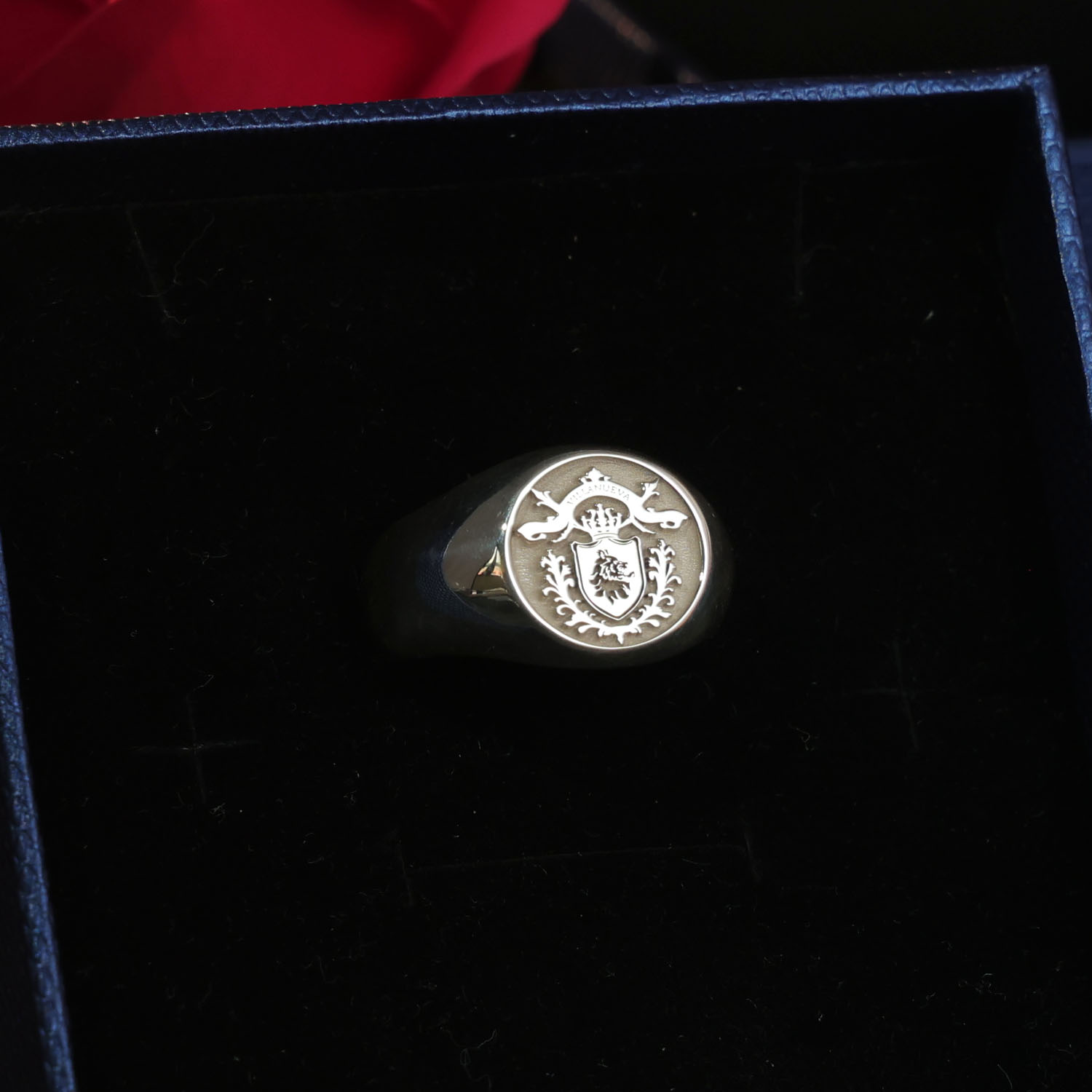 17mm Round 925 Solid Silver Me - Mens Signet Ring recension och pris