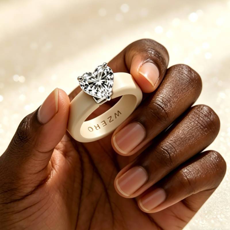 Minimalist Silicone Heart Diam - Minimalist Ring Stackable recension och pris